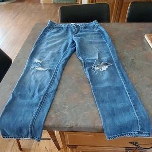 J. Crew distressed jeans.👖